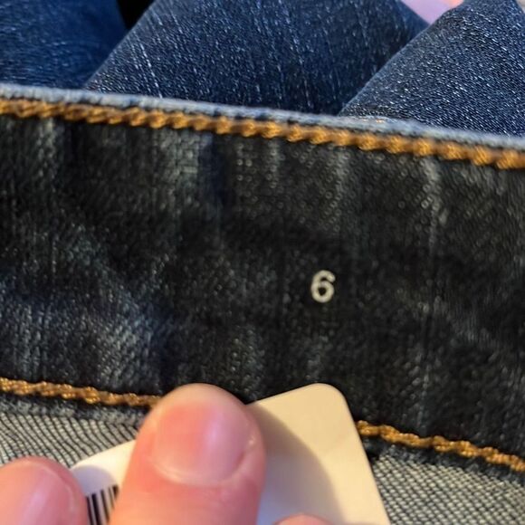 St. John's Bay Women's Straight Leg Jeans Dark Wash Denim Classic Casual - Picture 5 of 6